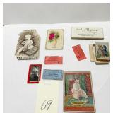 CASCARETS MEDICINE ADVERTISING CARD TRAIN CAR