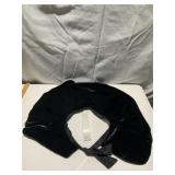 BLACK VELVET WRAP W/ RIBBON FRONT