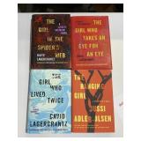 4 HARDBACK THRILLER NOVELS, FIRST US EDS DAVID