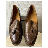 RALPH LAUREN POLO BROWN LEATHER TASSEL LOAFER