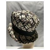 STRAW W/ RHINESTONE CENTER UNION MADE HAT