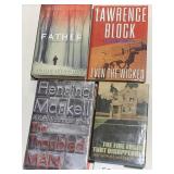 HARDBACK NOVELS, LAWRENCE BLOCK, HENNING MANKELL,