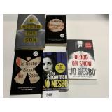 5 NOVELS BY JO NESBO INCLUDING MIDNIGHT SUN AND