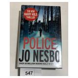 AUTOGRAPHED HARDBACK EDITION OF "POLICE" BY JO
