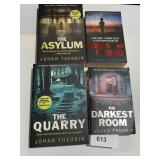 JOHAN THEORIN FULL SIZE PAPERBACK NOVELS, 4 TOTAL