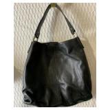 BLACK KOOBA LEATHER OVERSIZE BAG