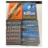 4 LARS KEPLER HARDBACK THRILLER NOVELS