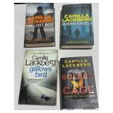 NOVELS BY CAMILLA LACKERBERG, 2 HARDBACK, 2