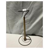 12" H HAT STAND WOOD CENTER