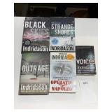 5 ARNALDUR INDRIDASON NOVELS, HARDBACK AND