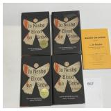 4 SIGNED FIRST EDITION COPYS OF JO NESBO BLOOD ON