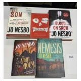 JO NESBO NOVELS, 5 TOTAL, HARDBACK AND SOFTBACK
