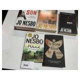 JO NESBO NOVELS BOTH HARD AND PAPER, 5 TOTAL