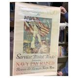 VINTAGE NAVY RECRUITMENT POSTER, 36X24, 1973