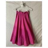PINK TAFFETA HALF SLIP WITH LAVENDER NETTING