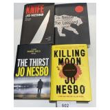 4 HARDBACK EDITIONS OF JO NESBOS BEST SELLING