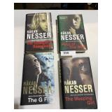 4 HARDBACK NOVELS BY HAKAN NESSER INCLUDING HOURS