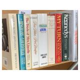 NON FISCTYION HARDBACK BOOKS ON FAMOUS PEOPLE