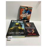 HARDBACK FIRST EDITION MICHAEL MOORE NOVELS AND