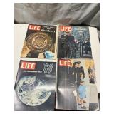 VINTAGE MAGAZINES W/ KENNEDY