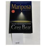 AUTOGRAPHED EDITION GREG BEAR "MARIPOSA" ADVANCED