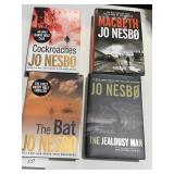 JO NESBO HARDBACK NOVELS, 4 TOTAL