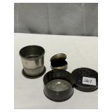 COLLAPSIBLE CUP AND PILL HOLDER