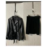 LAURA ASHLEY SZ. 12 SKIRT AND CRINKLE FINISH