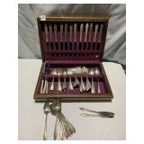 FLATWARE 5 PC. PLACE SETTING COMPLETE FOR 9 + W/