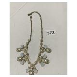 BELLA JACK 18"SILVER TONE NECKLACE WITH BEAD