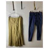 CHINO RALPH LAUREN TAN PANTS AND SZ 8 JEANS