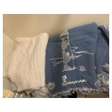 SOFT WHITE SWEATER THROW, LIGHT HOUSE THROW,