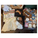 BABY DRESS, GLOVES, UMBRELLA, BEADED BRACELETS,