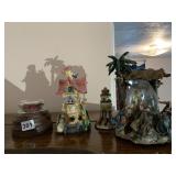 RELIGIOUS SNOW GLOBE, CHRISTMAS HOUSE