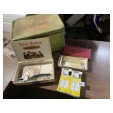 OIL HAND CUTTER, DOOR HINGES, TINS