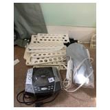 HEATING PAD, CD CLOCK RADIO, SCREW TOGETHER