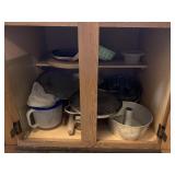 BATTER BOWL WITH LID, ANGEL FOOD PAN, BUNDT PANS,