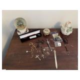 SNOW GLOBE, ROSARIES, ETC.