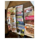 COOKING LIGHT, LIVING MAGAZINES