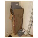 MYSTERY PROJECT, APPEARS TO BE A GRAY SHELVING