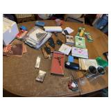 SCISSOR COVERS, CRUCIFIX, TUMBLERS, PENCILS,