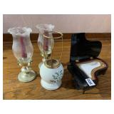 CANDLE HOLDERS, MINI PIANO