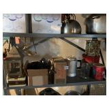 TINS, COFFEE PERK, ETC.