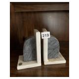 MARBLE BOOK ENDS