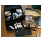 CASSETTES, STORAGE, CDS, VHS