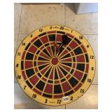 VINTAGE ARACHNID SOFT TIP DART BOARD, MADE IN USA