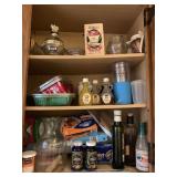 DISPOSABLE TIN PANS WITH LIDS, EMPTY BOTTLES,