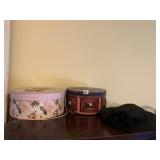 HAT BOXES, JOE BULL MILLER BLACK HAT
