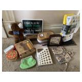 NEW IRONING BOARD COVER, MIRROR, TEDDY BEAR, DISC