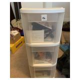 3 DRAWER STERLITE STORAGE, CONTENTS NOT INCLUDED